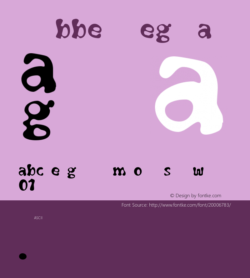 Flubber Version 1.0 Extracted by ASV http://www.buraks.com/asv Font Sample