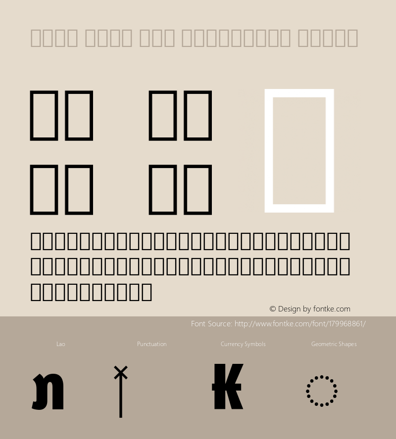 Noto Sans Lao Condensed Black Version 2.001; ttfautohint (v1.8.4) -l 8 -r 50 -G 200 -x 14 -D lao -f none -a qsq -X 