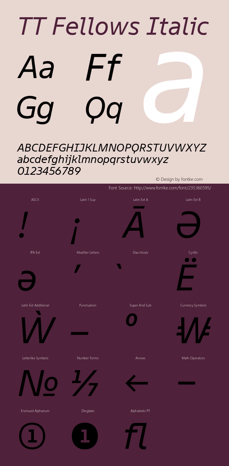 TT Fellows Italic Version 1.000.13122021图片样张