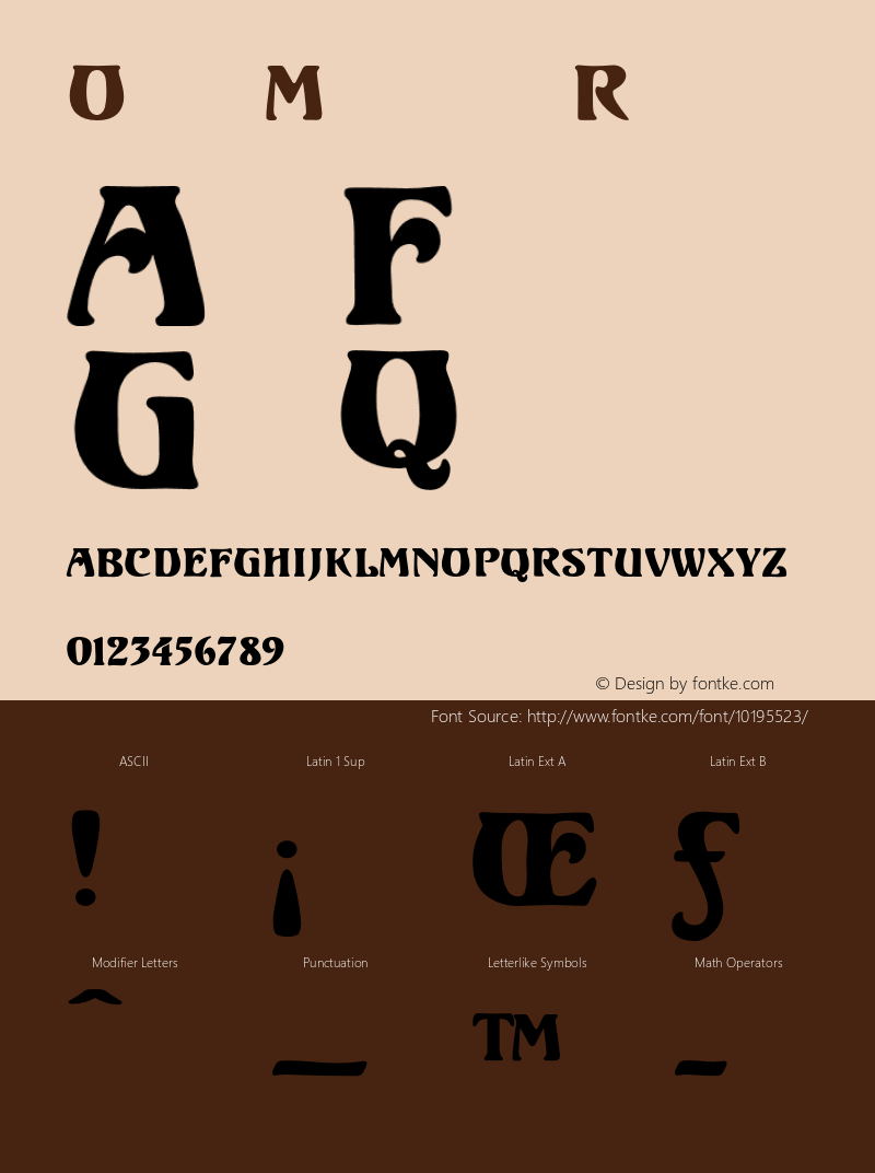 Ortem Mecanorma Regular 1.03 Font Sample