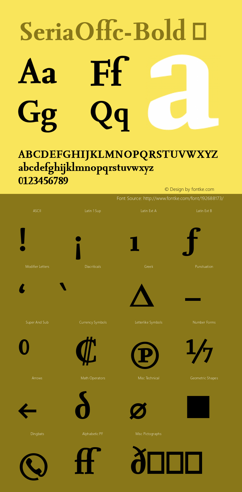 ☞Seria Offc Bold Version 7.504; 2010; Build 1021;com.myfonts.easy.fontfont.seria.offc-bold.wfkit2.version.3ZgM图片样张