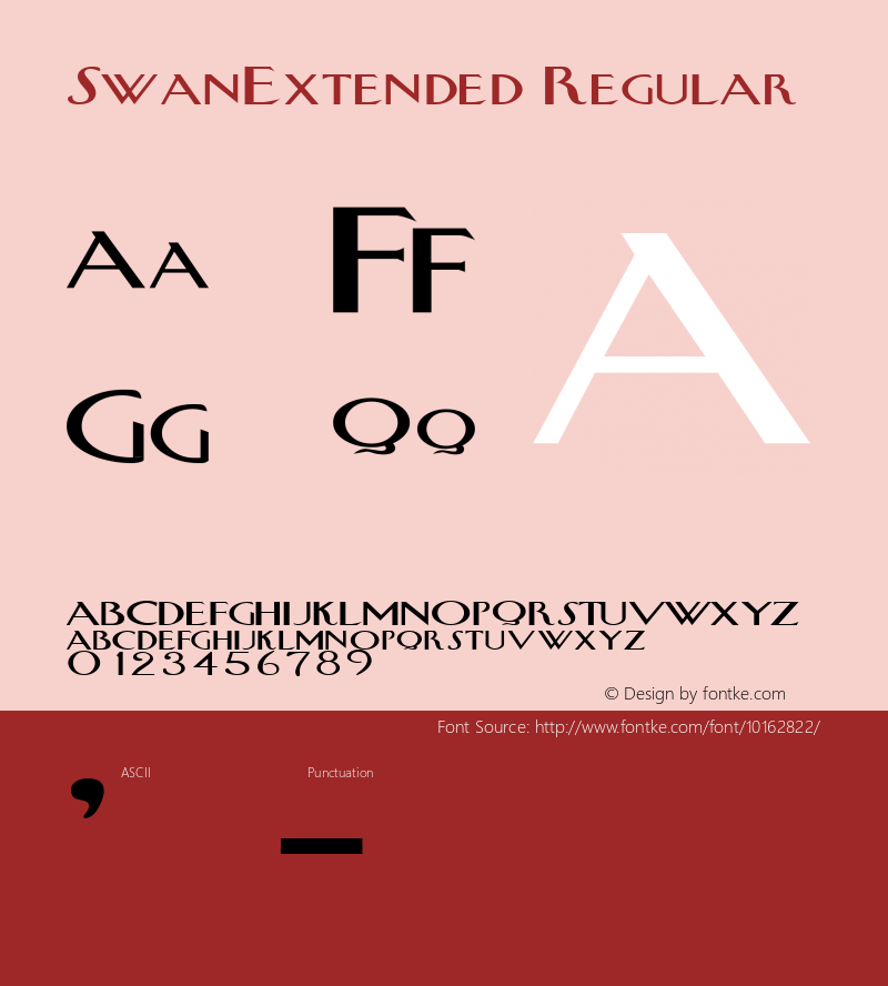 SwanExtended Regular Rev. 003.000 Font Sample