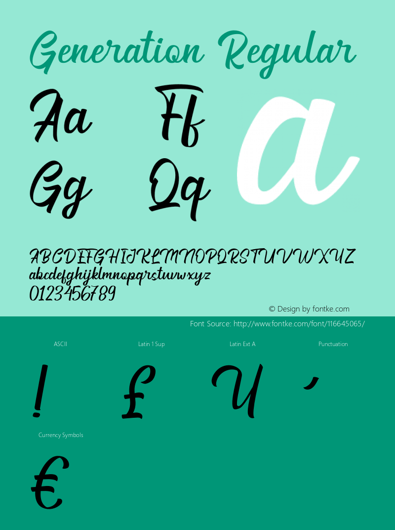 Generation Version 1.026;Fontself Maker 3.5.1 Font Sample