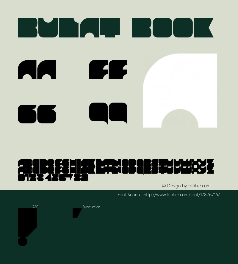 Bulat Book Version 1.0 Font Sample