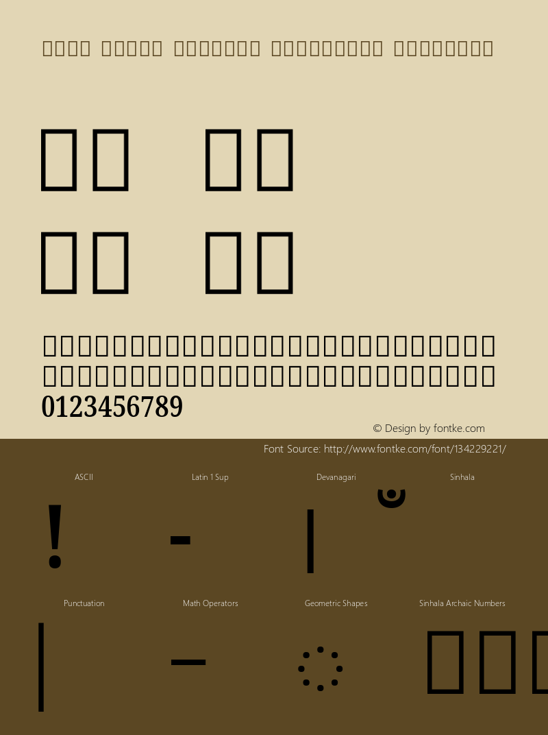 Noto Serif Sinhala Condensed SemiBold Version 2.002; ttfautohint (v1.8.3) -l 8 -r 50 -G 200 -x 14 -D sinh -f none -a qsq -X 