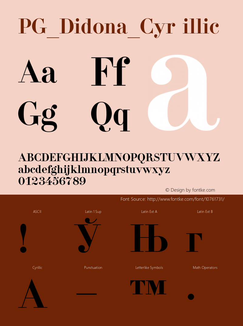 PG_Didona_Cyr illic 001.000 Font Sample