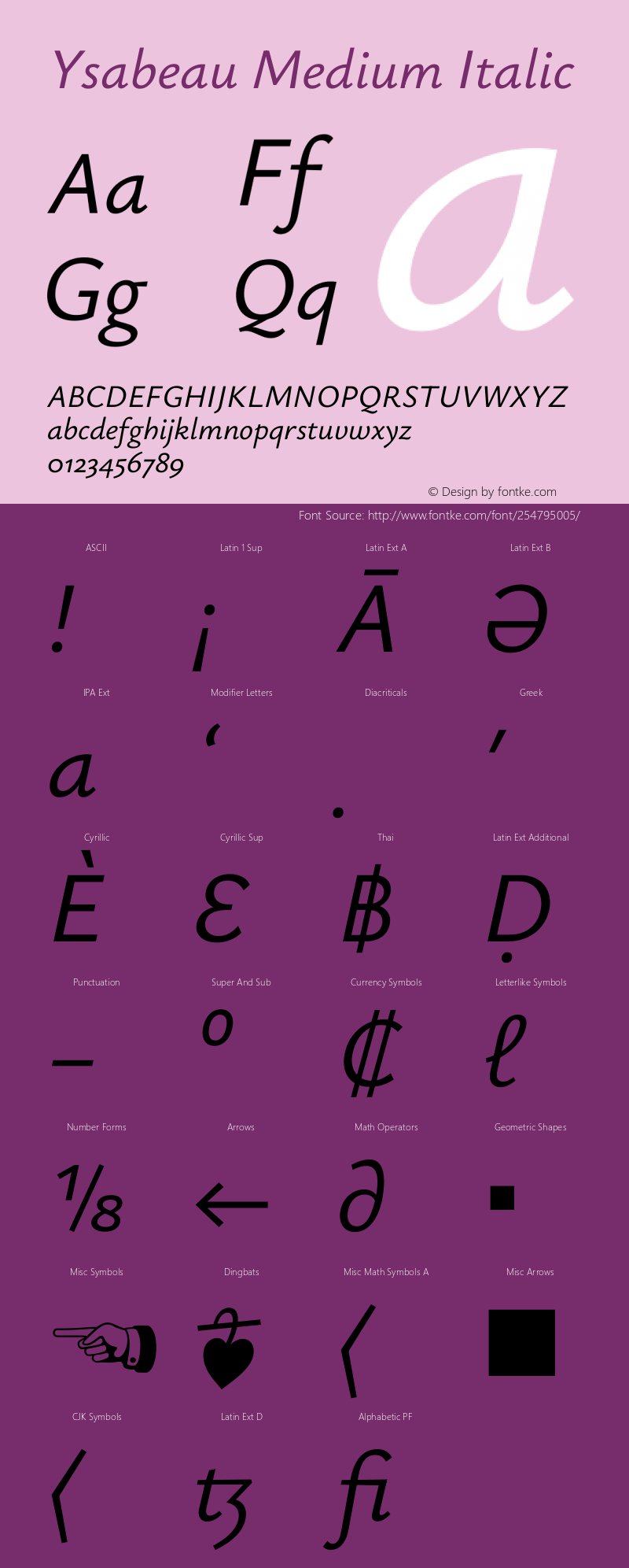 Ysabeau Medium Italic Version 2.002图片样张