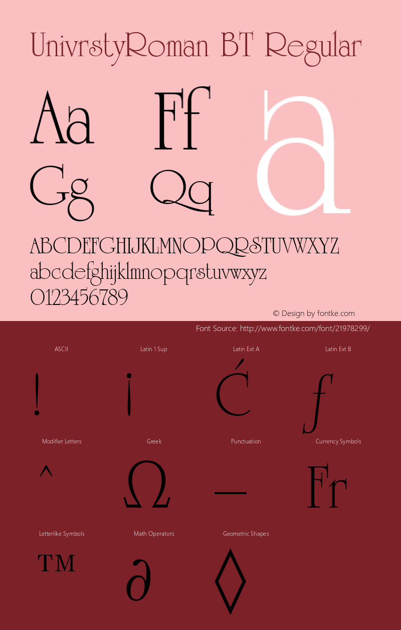 University Roman BT mfgpctt-v1.52 Tuesday, January 26, 1993 9:29:03 am (EST) Font Sample