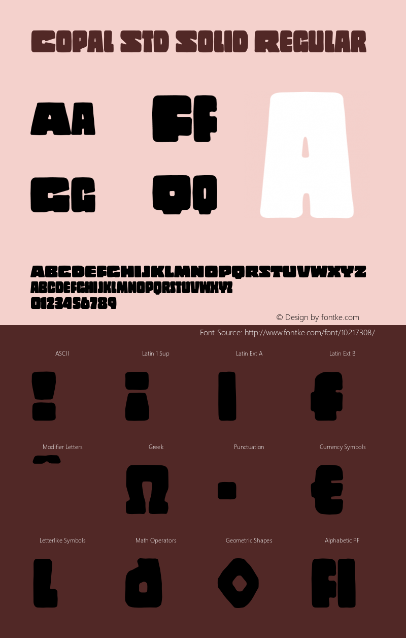 Copal Std Solid Regular Version 2.031;PS 002.000;hotconv 1.0.50;makeotf.lib2.0.16970 Font Sample