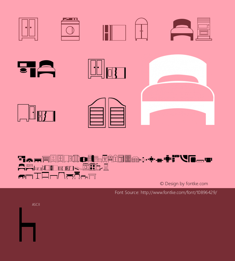 Furniture Normal Version 0.000 Font Sample