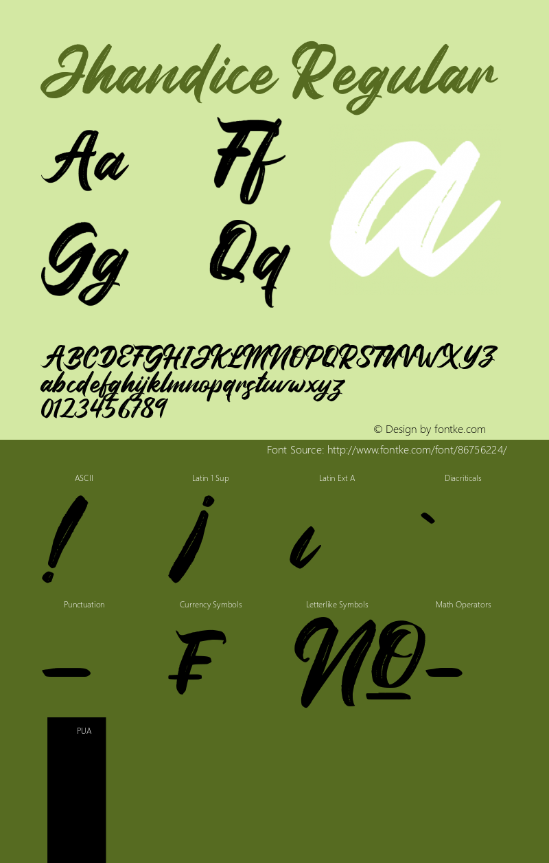 Jhandice Version 1.00;December 11, 2020;FontCreator 12.0.0.2547 64-bit Font Sample