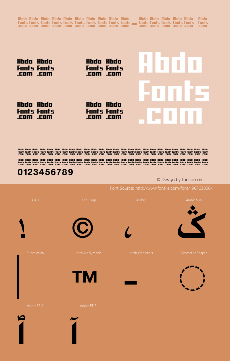 ☞Abdo Screen-Black Version 2.009;com.myfonts.easy.abdo-fonts.abdo-screen.black.wfkit2.version.4cWd图片样张