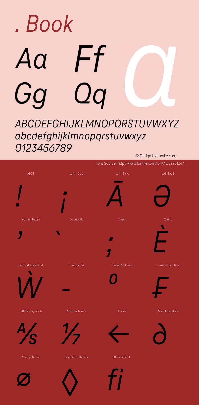 . 1.3 Font Sample