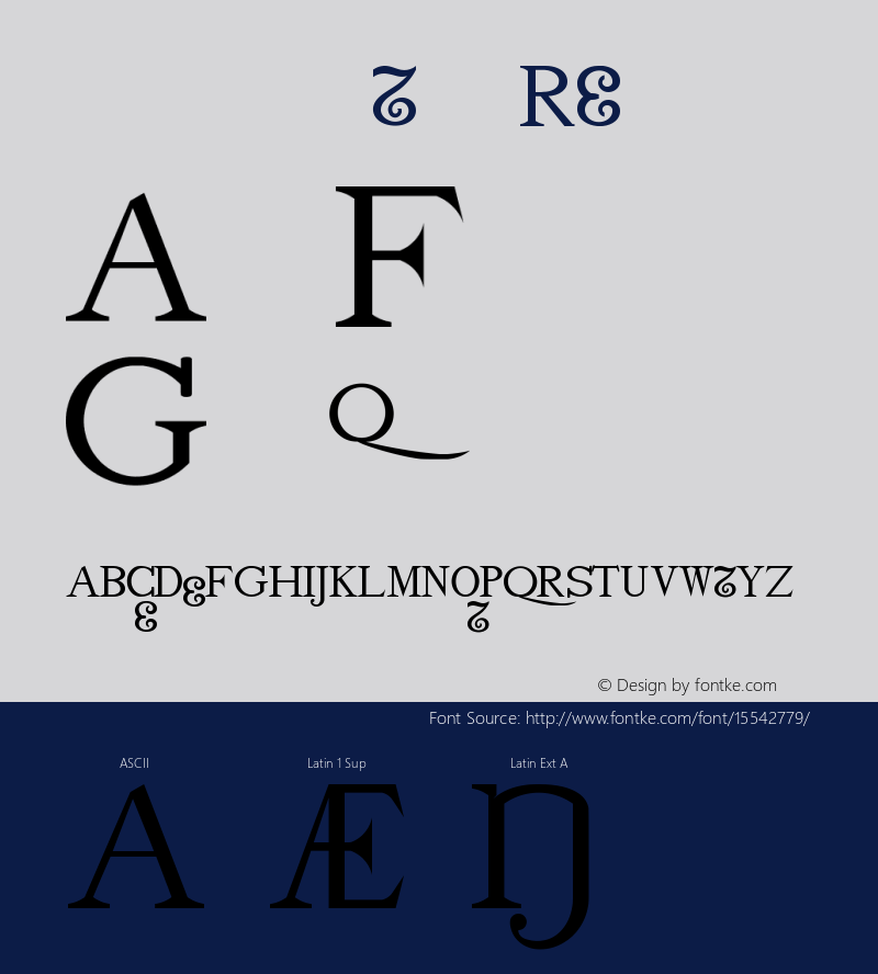 drmdozuibx17 Regular Version 001.001 Font Sample