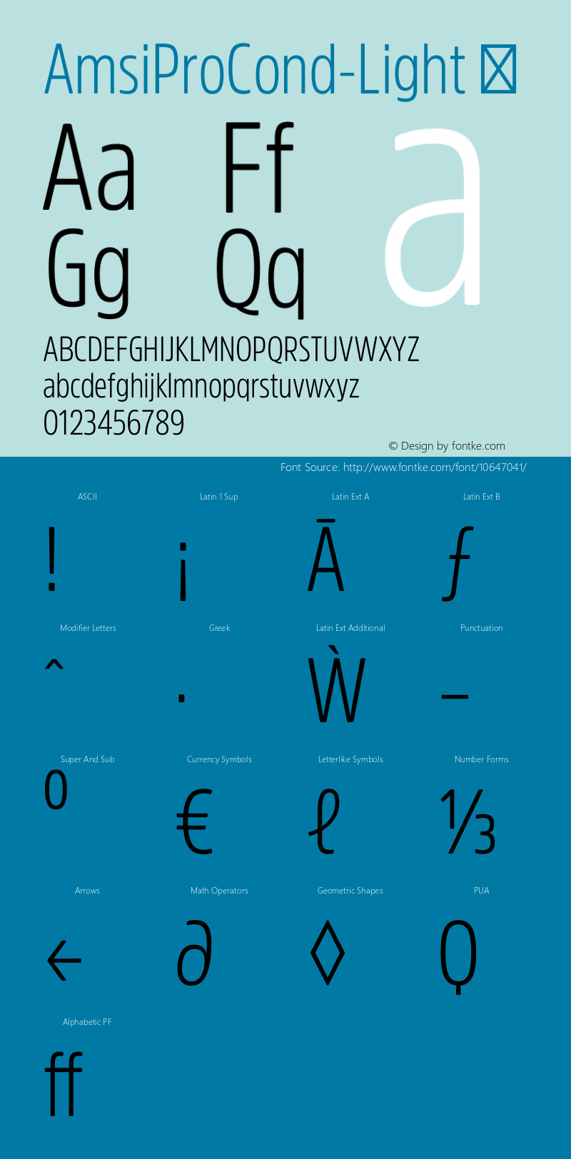 AmsiProCond-Light ☞ Version 1.40;com.myfonts.easy.stawix.amsi-pro.cond-light.wfkit2.version.4m5q Font Sample