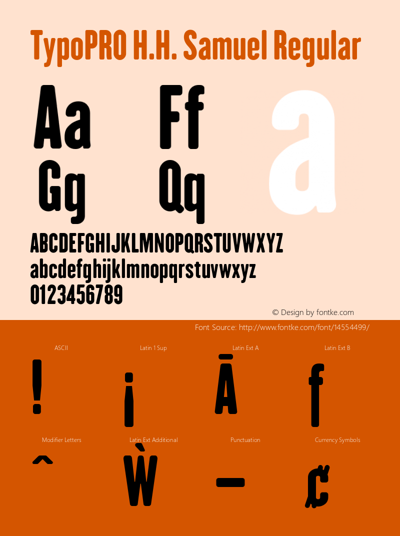 TypoPRO H.H. Samuel Regular Version 1.009 Font Sample