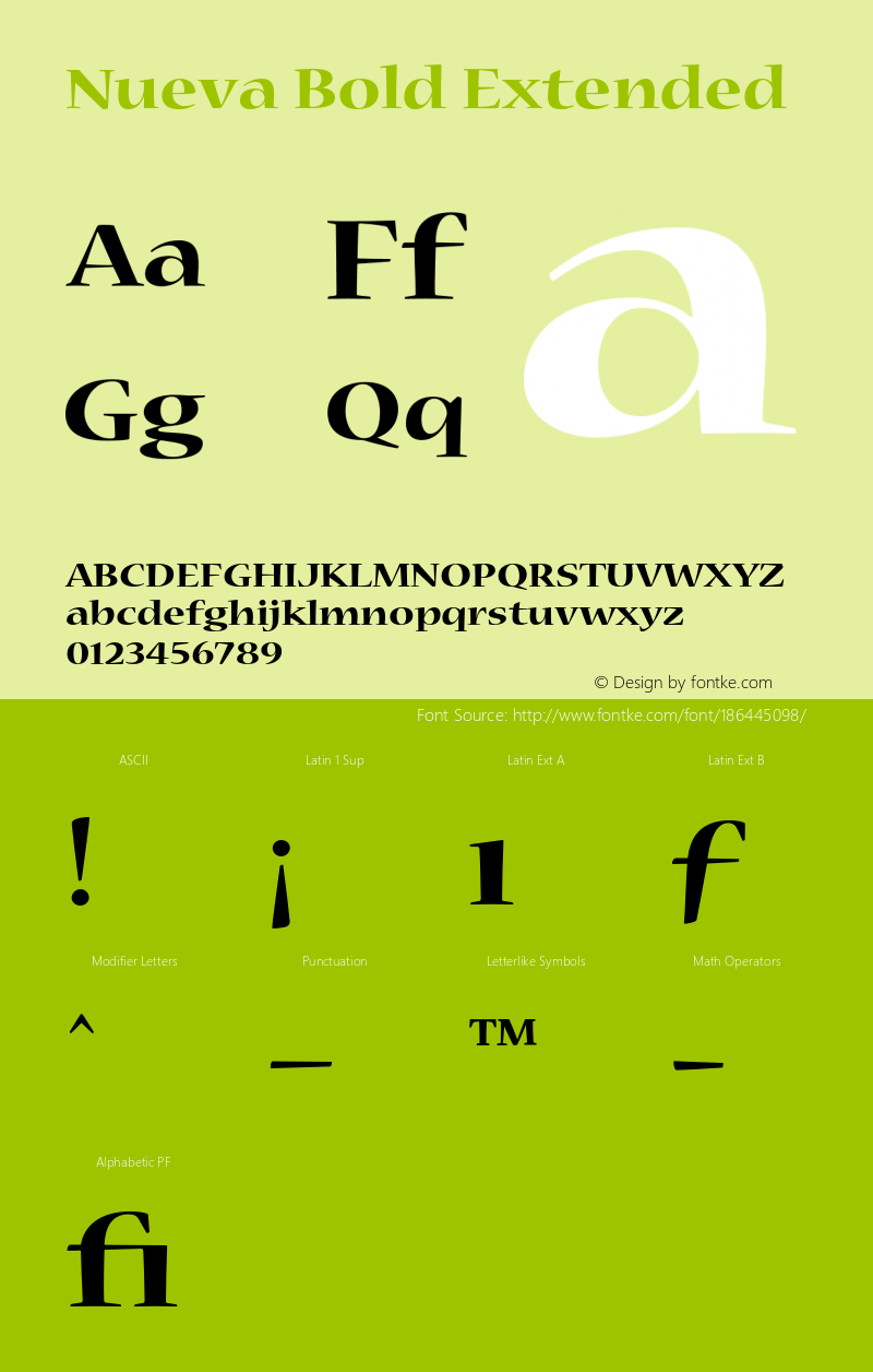 Nueva-BoldExtended 001.000图片样张