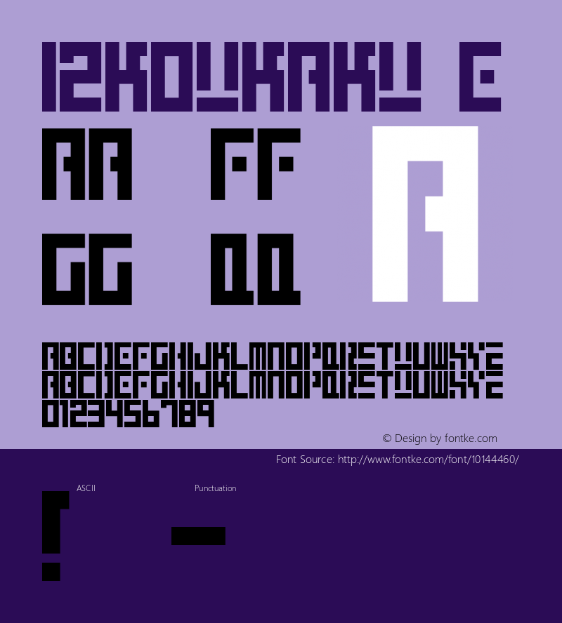 I2koukaku e Macromedia Fon?ographer 4.1J 4/27/98 Font Sample