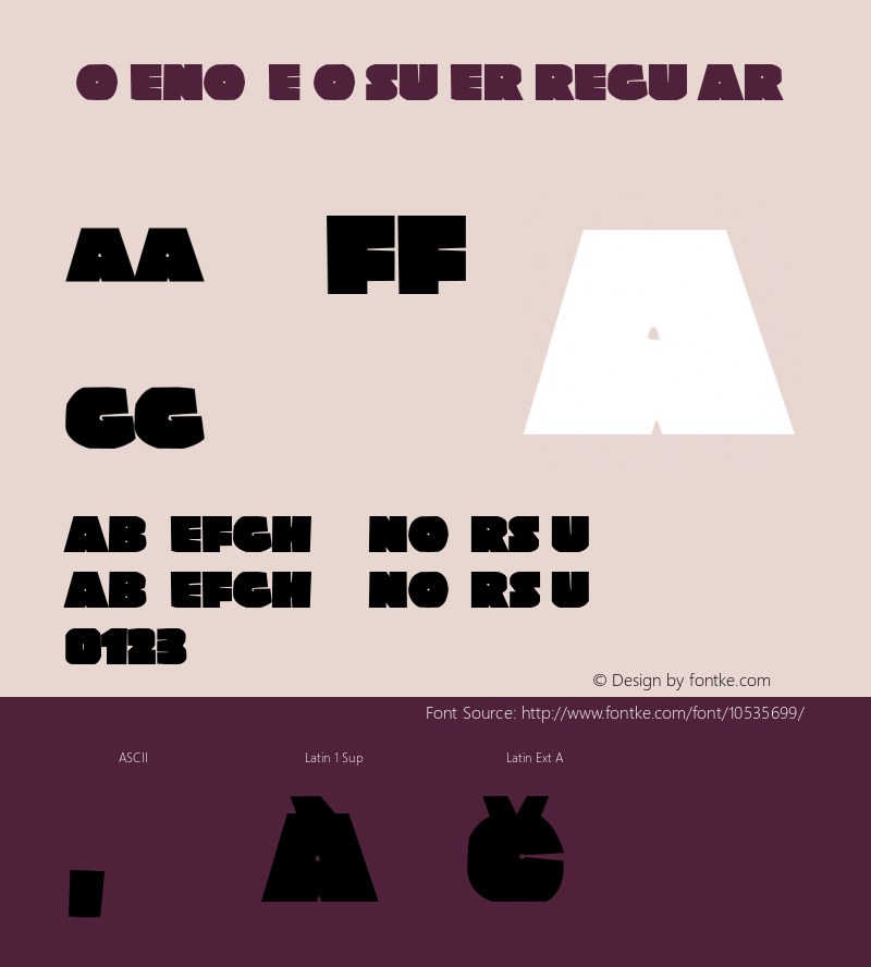 Poleno DEMO Super Regular Poleno Version 1.000 DEMO Font Sample