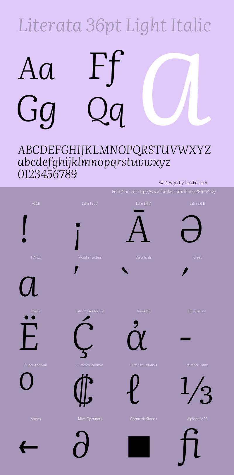 Literata 36pt Light Italic Version 3.002图片样张