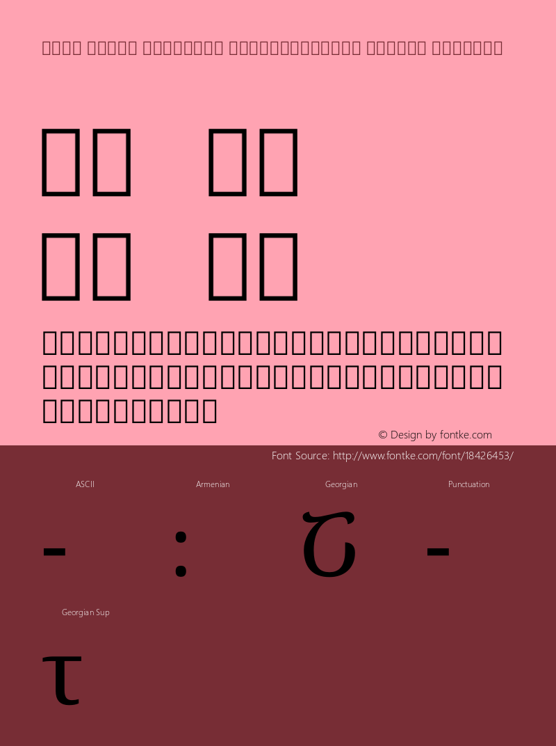 Noto Serif Georgian SemiCondensed Medium Regular Version 1.901 Font Sample