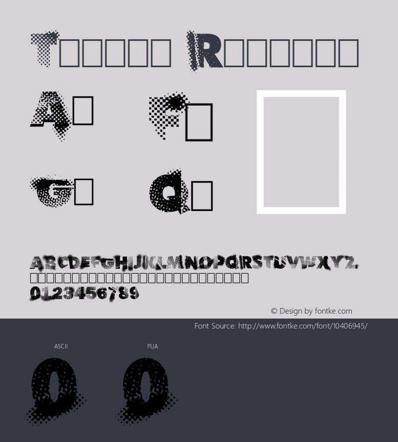 Tramix Regular Version 1.00 October 23, 2010, initial release Font Sample