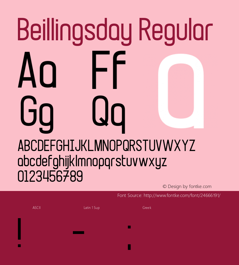 Beillingsday Version 1.00;November 23, 2017;FontCreator 11.0.0.2408 64-bit Font Sample