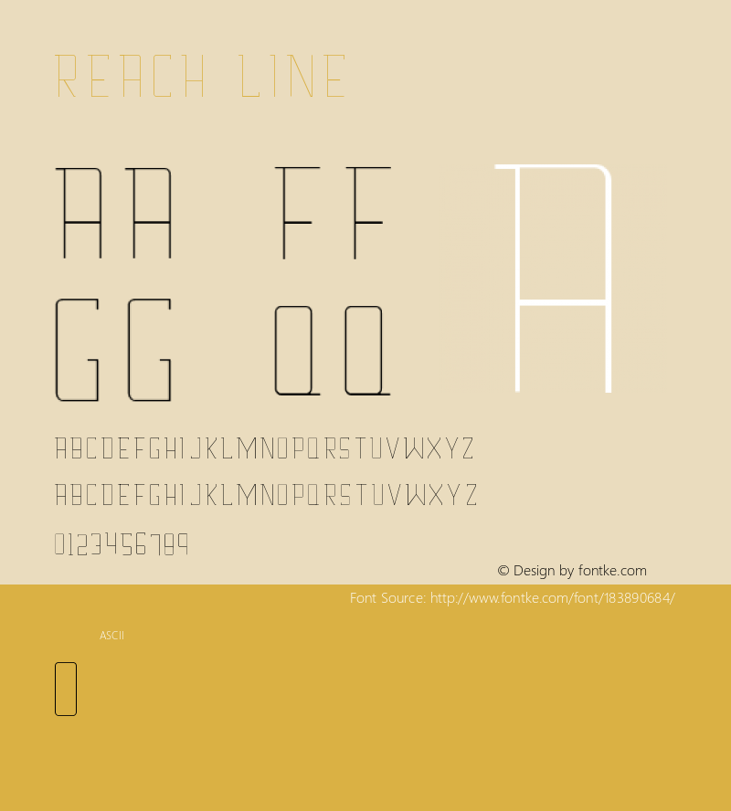 Reach Line Reach Line图片样张