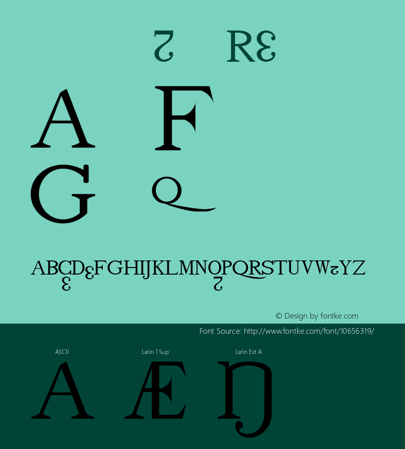 drmdozbx17 Regular Version 001.001 Font Sample