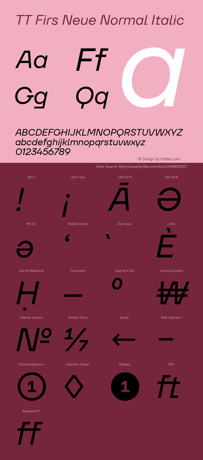 TT Firs Neue Normal Italic Version 2.000.26062023图片样张