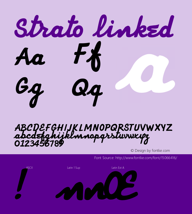 Strato linked Version 002.200 Font Sample