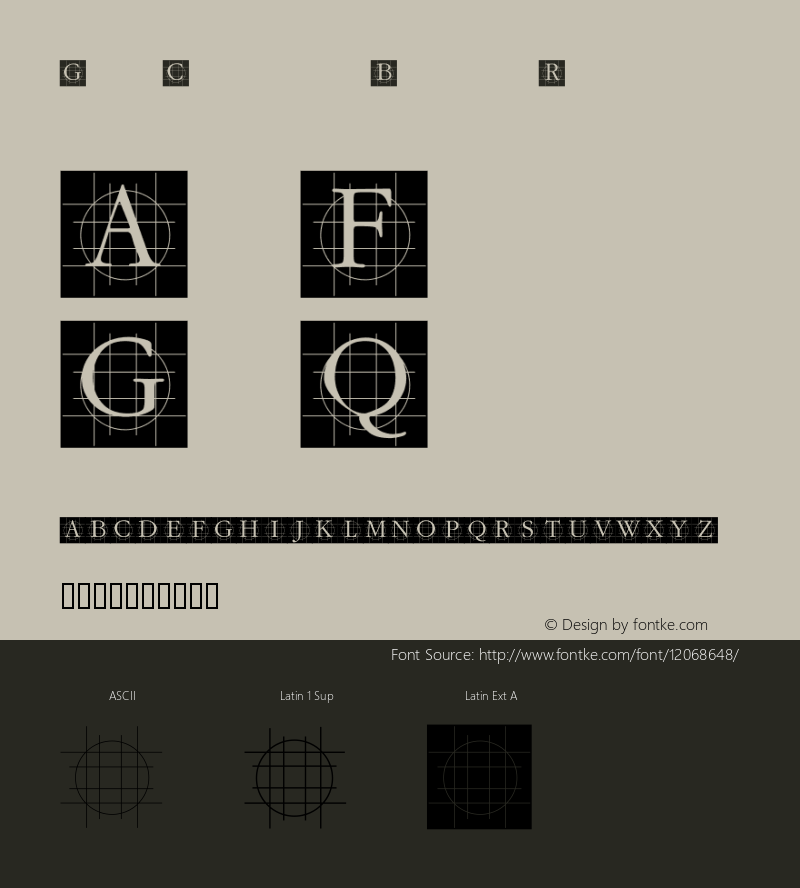 GrafCirculumBricks Regular Macromedia Fontographer 4.1.3 07.01.2002 Font Sample