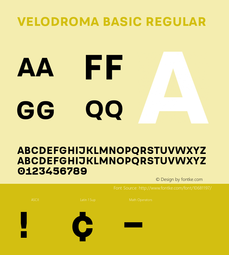 Velodroma Basic Regular Version 1.000;PS 001.000;hotconv 1.0.70;makeotf.lib2.5.58329;com.myfonts.easy.jan-charvat.velodroma.basic.wfkit2.version.4nt2 Font Sample