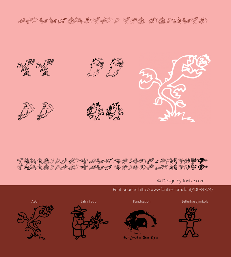 KillMeCraig AOE Regular Macromedia Fontographer 4.1.2 5/26/98 Font Sample