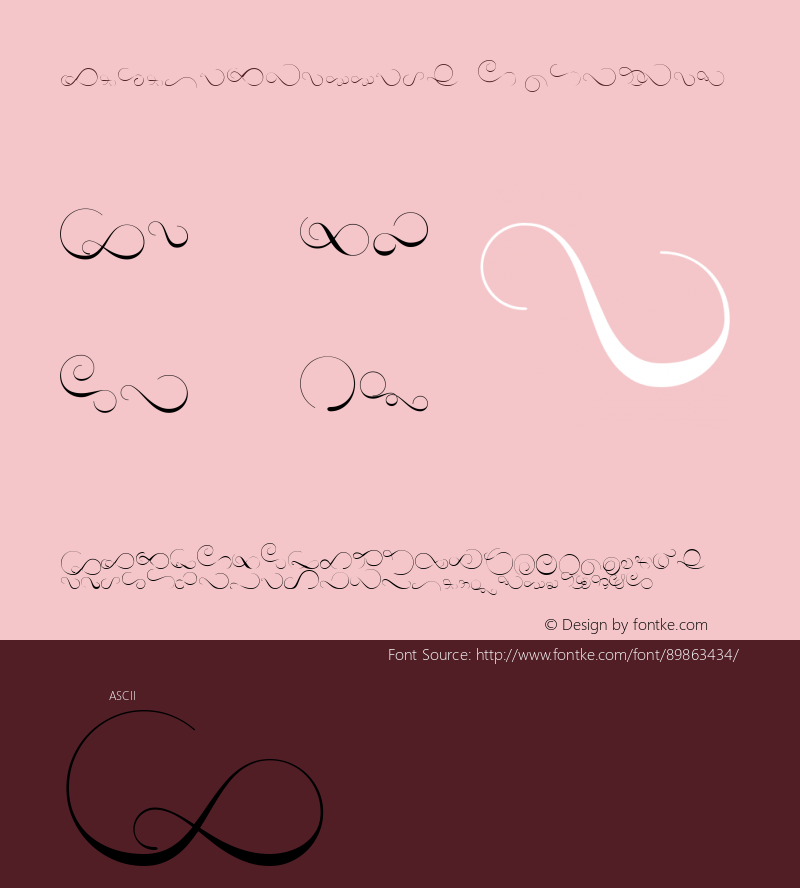 Bodoni Classic W95 E Version 1.00 Font Sample