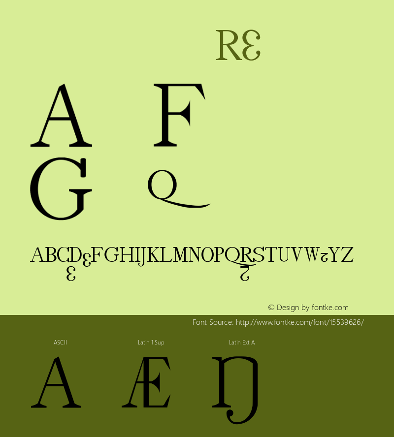 drmdozl10 Regular Version 001.001 Font Sample