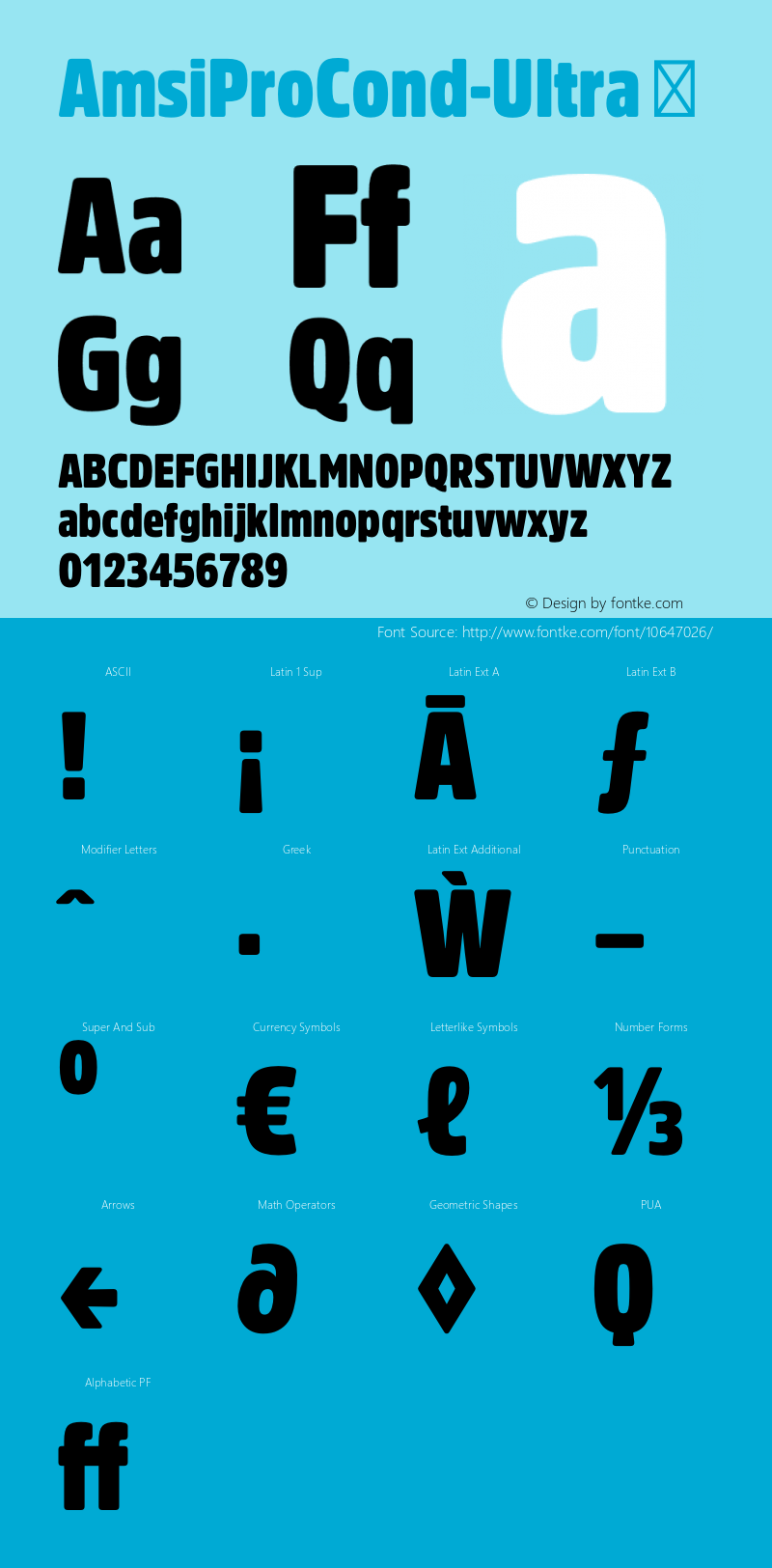 AmsiProCond-Ultra ☞ Version 1.40;com.myfonts.easy.stawix.amsi-pro.cond-ultra.wfkit2.version.4m5G Font Sample