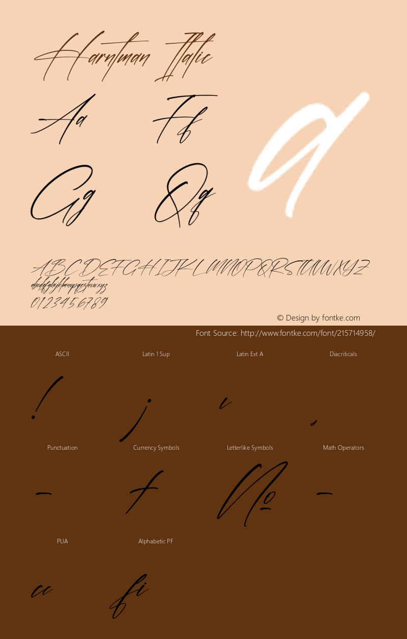 Harntman Italic Version 1.00;November 29, 2021;FontCreator 13.0.0.2680 64-bit图片样张