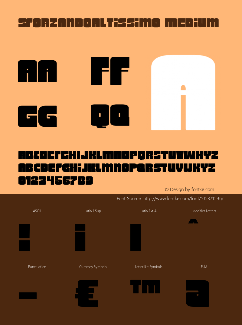 Sforzando Altissimo Version 001.000 Font Sample