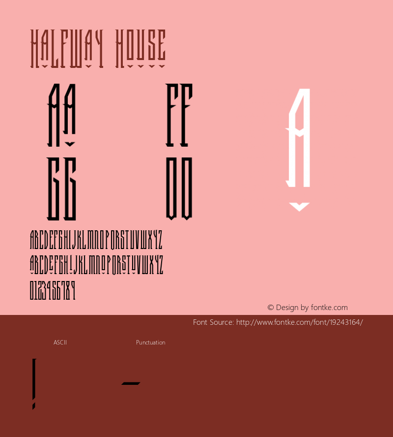 HalfwayHouse 001.000 Font Sample