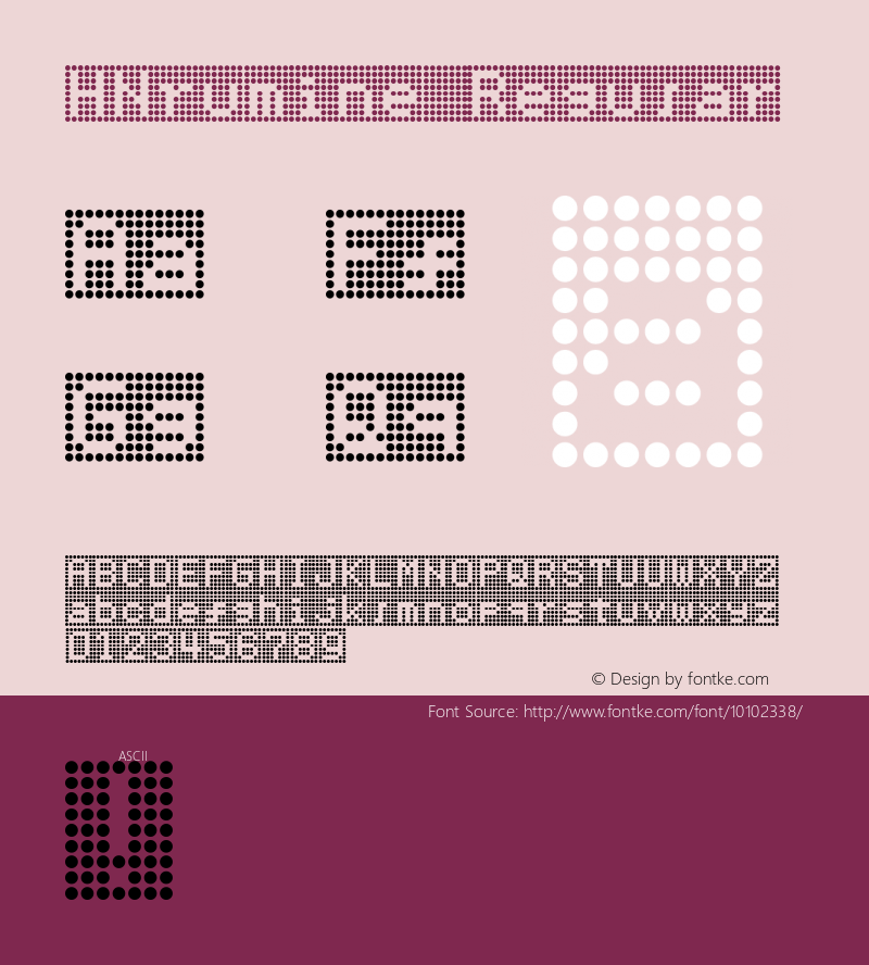 HNrumine Regular 1.0 Font Sample