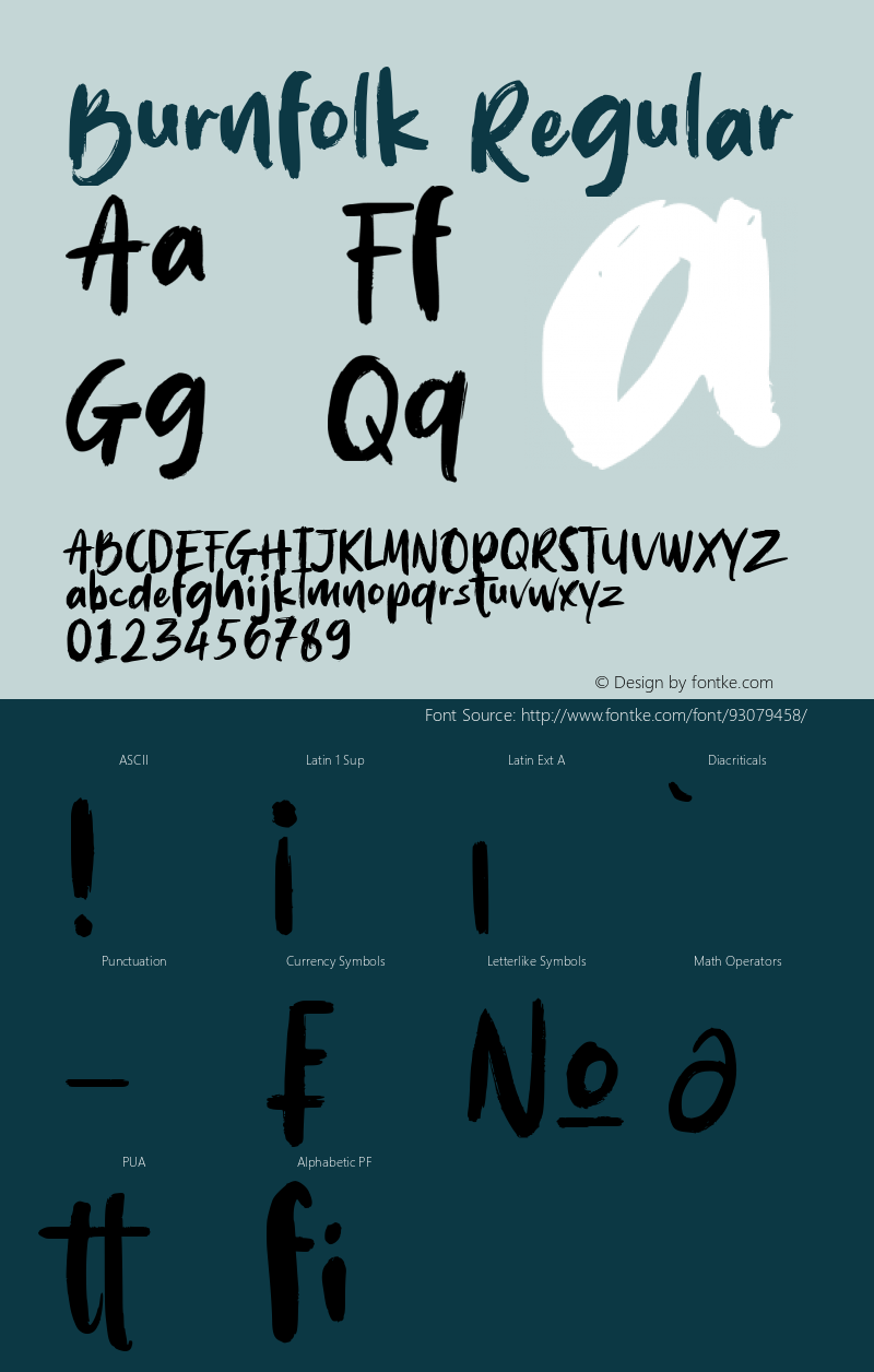 Burnfolk Version 1.00;January 2, 2021;FontCreator 12.0.0.2565 64-bit Font Sample