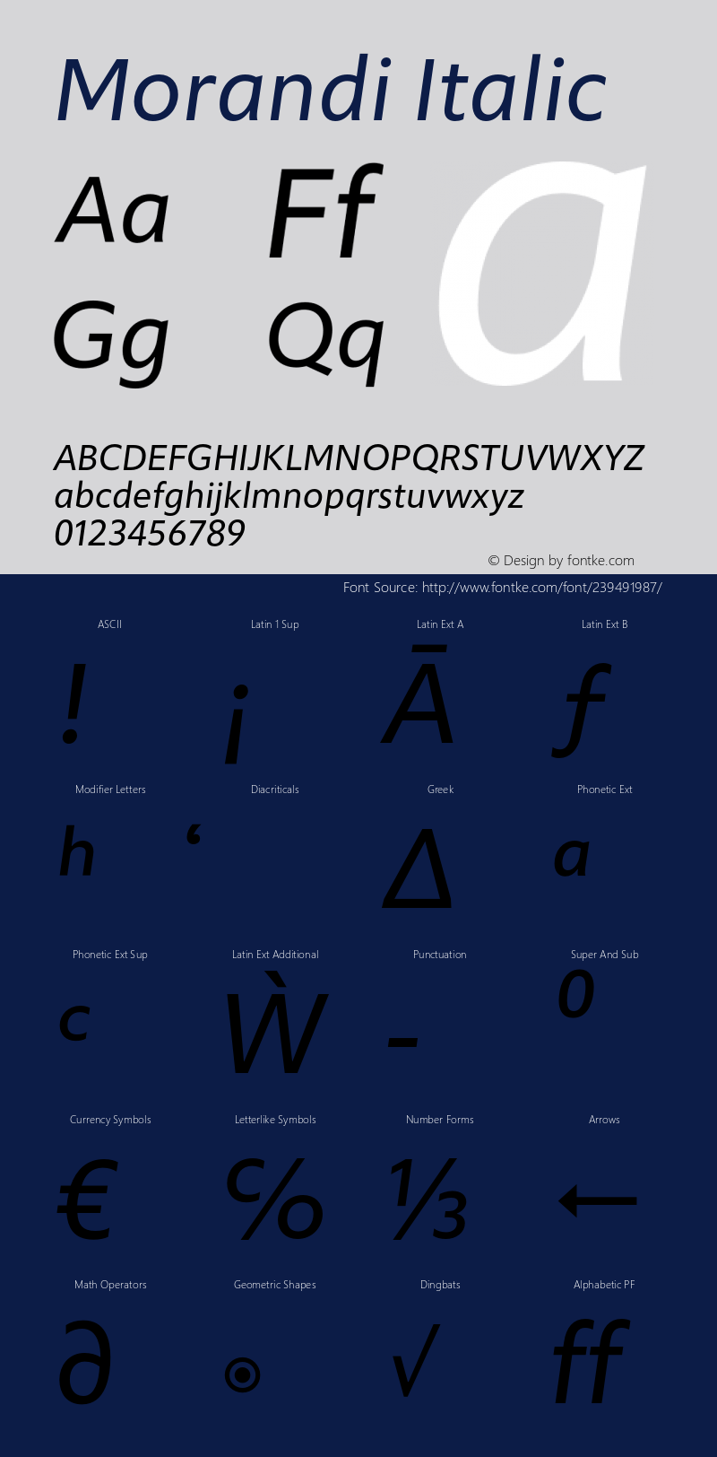 Morandi Italic Version 1.22, build 12, s3图片样张