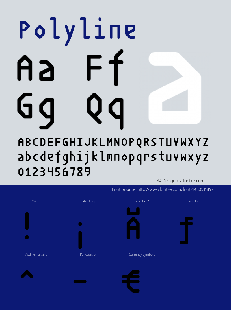 ☞Polyline Version 0.005;com.myfonts.easy.martennettelbladt.polyline.regular.wfkit2.version.584X图片样张