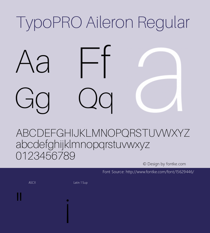 TypoPRO Aileron Regular Version 1.102;PS 001.102;hotconv 1.0.70;makeotf.lib2.5.58329 Font Sample