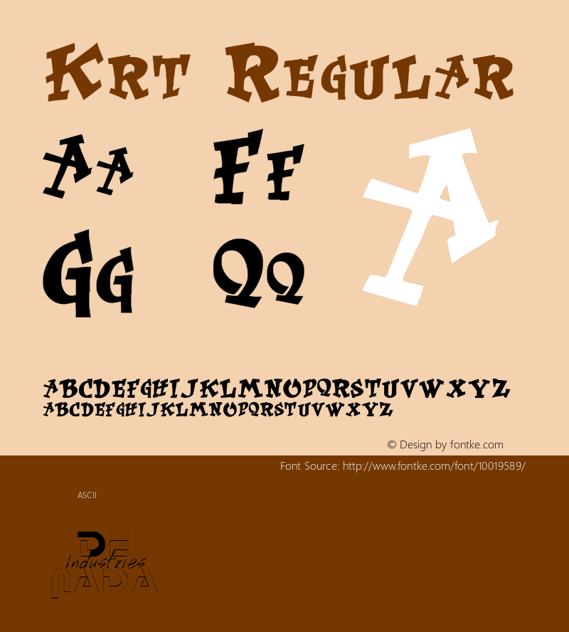 Krt Regular 001.000 Font Sample