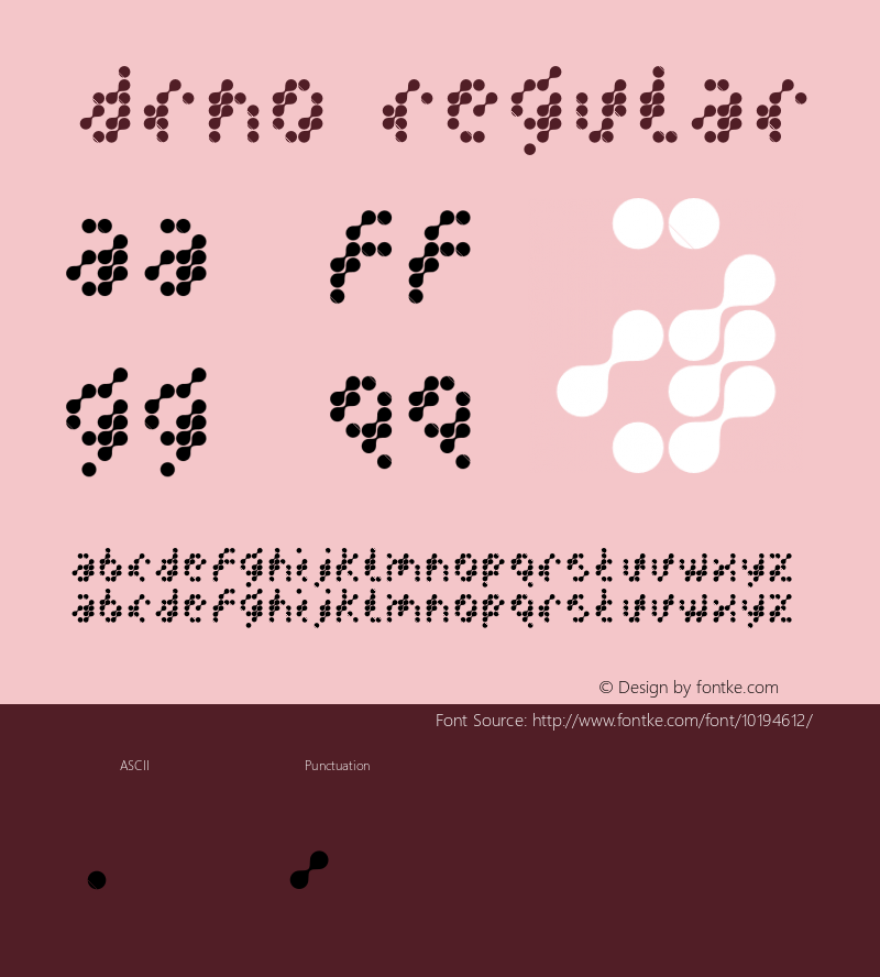 DrNO Regular 001.000 Font Sample