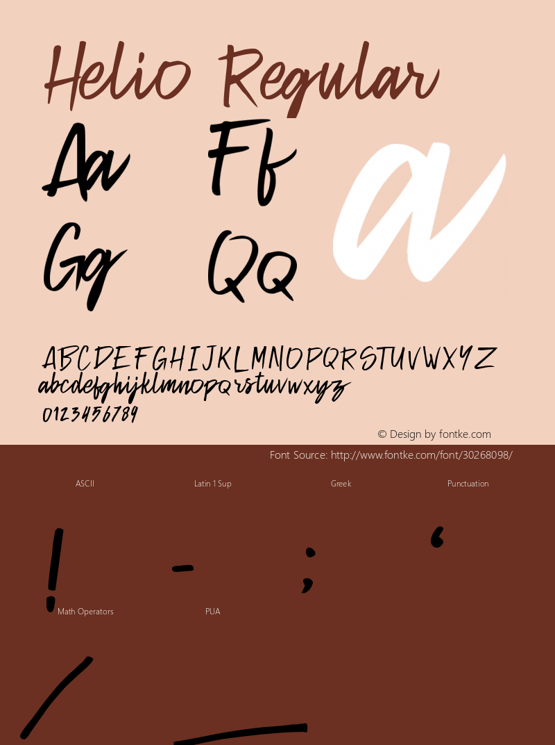 Helio Version 1.00;May 14, 2019;FontCreator 11.5.0.2430 32-bit Font Sample