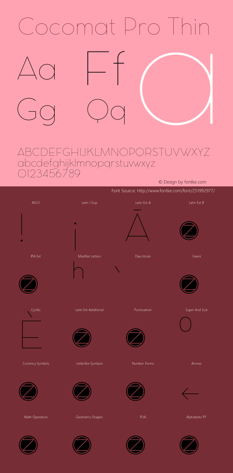 Cocomat Pro Thin Version 1.000;hotconv 1.0.109;makeotfexe 2.5.65596图片样张