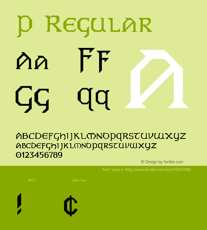 P Regular Altsys Fontographer 3.5  3/13/92 Font Sample